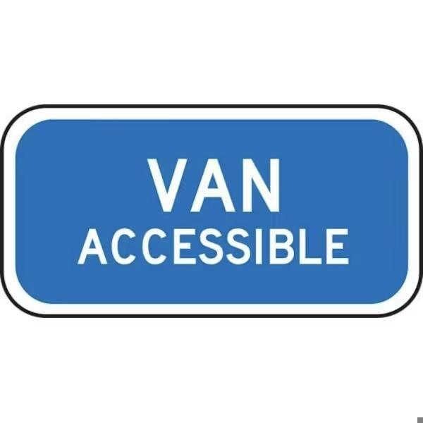 Accuform SUPPLEMENTAL SIGN VAN ACCESSIBLE FRA252HP FRA252HP - main
